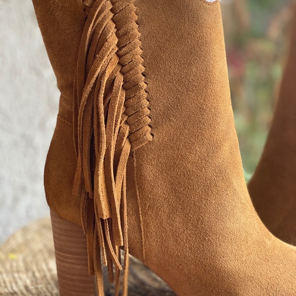 Charles by Charles David Boulder Suede Bootie - Picture 4 of 6